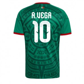 Mexiko Alexis Vega #10 Replika Hemmatröja VM 2026 Kortärmad